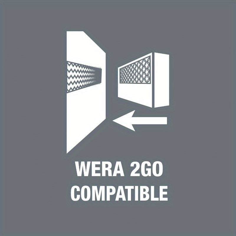 KRAFTFORM 60 Imperial BITS Assortment - Heavy-Duty Manual Screwdriver Set with 60 Bits (Hex Keys, Phillips, Slotted, Torx, Pozidriv) - for Professional & DIY Projects - Compatible with Wera 2.0" Handle - No Power Required - Ideal for Electricians,