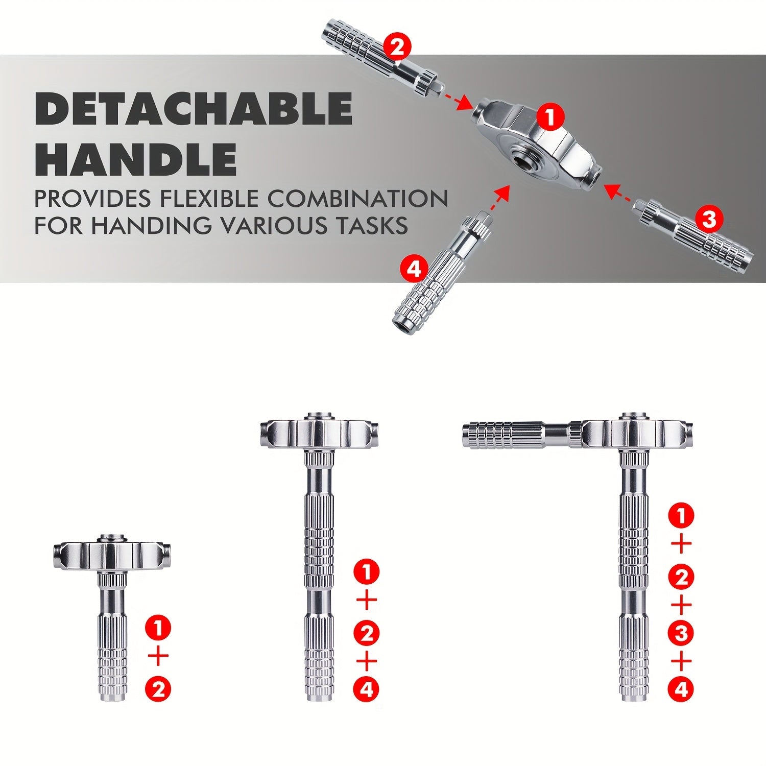 24-in-1 Magnetic Screwdriver Set with Detachable T-Ratchet Handle - Heavy-Duty Iron Construction, Ergonomic Grip for Home Maintenance & DIY Projects, Includes Hex Keys, Screwdrivers, Pliers, and More - Black, Screwdriver Set, Robust Tool Design, Durable