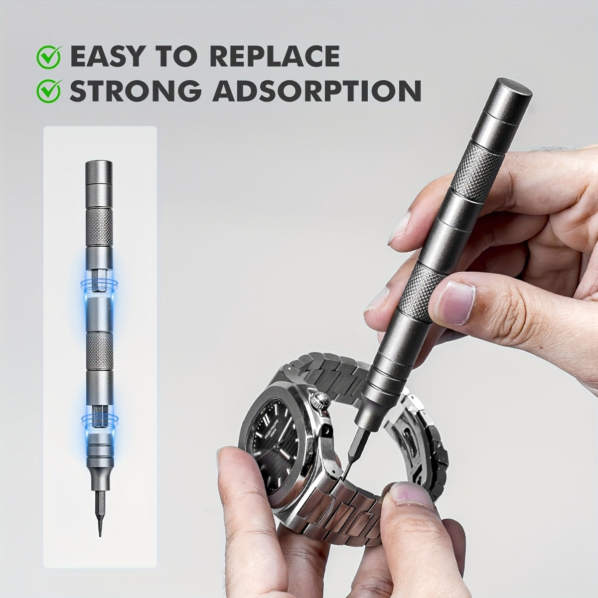 64in 1 Gearless Ratchet Screwdriver Bit Set, Flat Handle for Narrow Space, Magnetic Assembly, 1/4 Inch Bit Set*27, Crv Nut Drivers*16, 4mm Bit Set*8, Suitable for Repairing Mobile Phones, Computers, Cameras, Home Appliances, Furniture, Bicycles, Etc